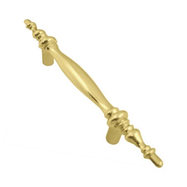 Fancy Pull Handle 102mm Brass Plated