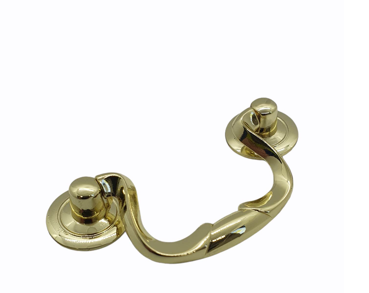 Bail Cabinet Pull 64mm Brass Plated