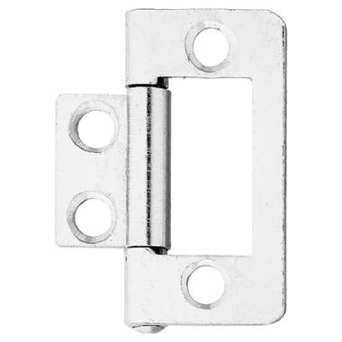 38mm Flush Cabinet Hinges Nickel Plated (Each)