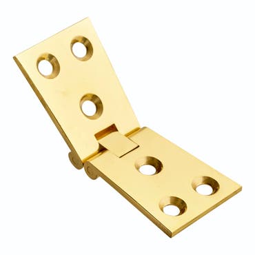 Countertop Bar Flap Hinge Polished Brass 38x102mm