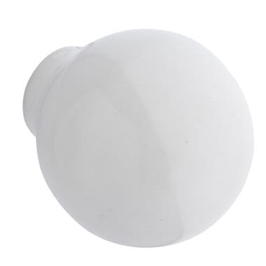 Ceramic Ball Top Cabinet Knob 32mm White