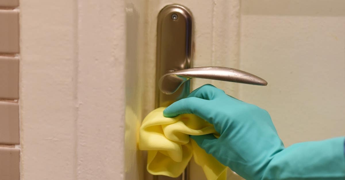 How to clean satin nickel door handles