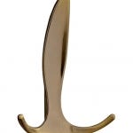 Modern Triple Concealed Hook Antique Brass - 100mm 