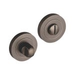 Bathroom Thumbturn and Release Set - Pearl Gray 