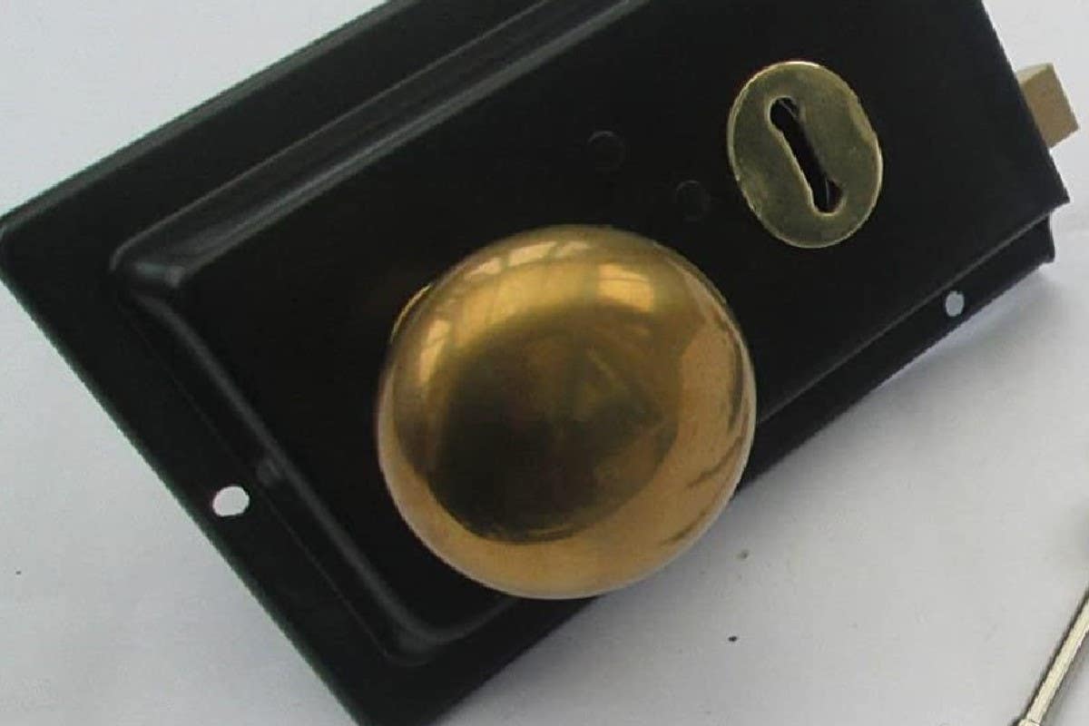 Rim Door Knob with Lock